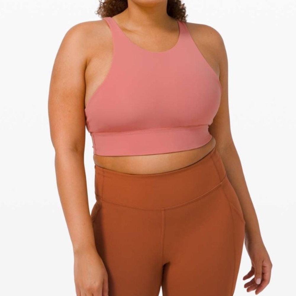 Lululemon Energy Bra High‎ Neck Long Line *Tough
Brier Rose